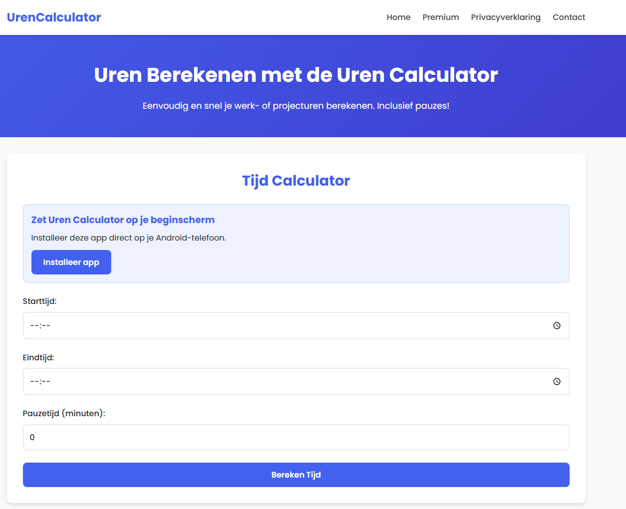 Urencalculator.nl